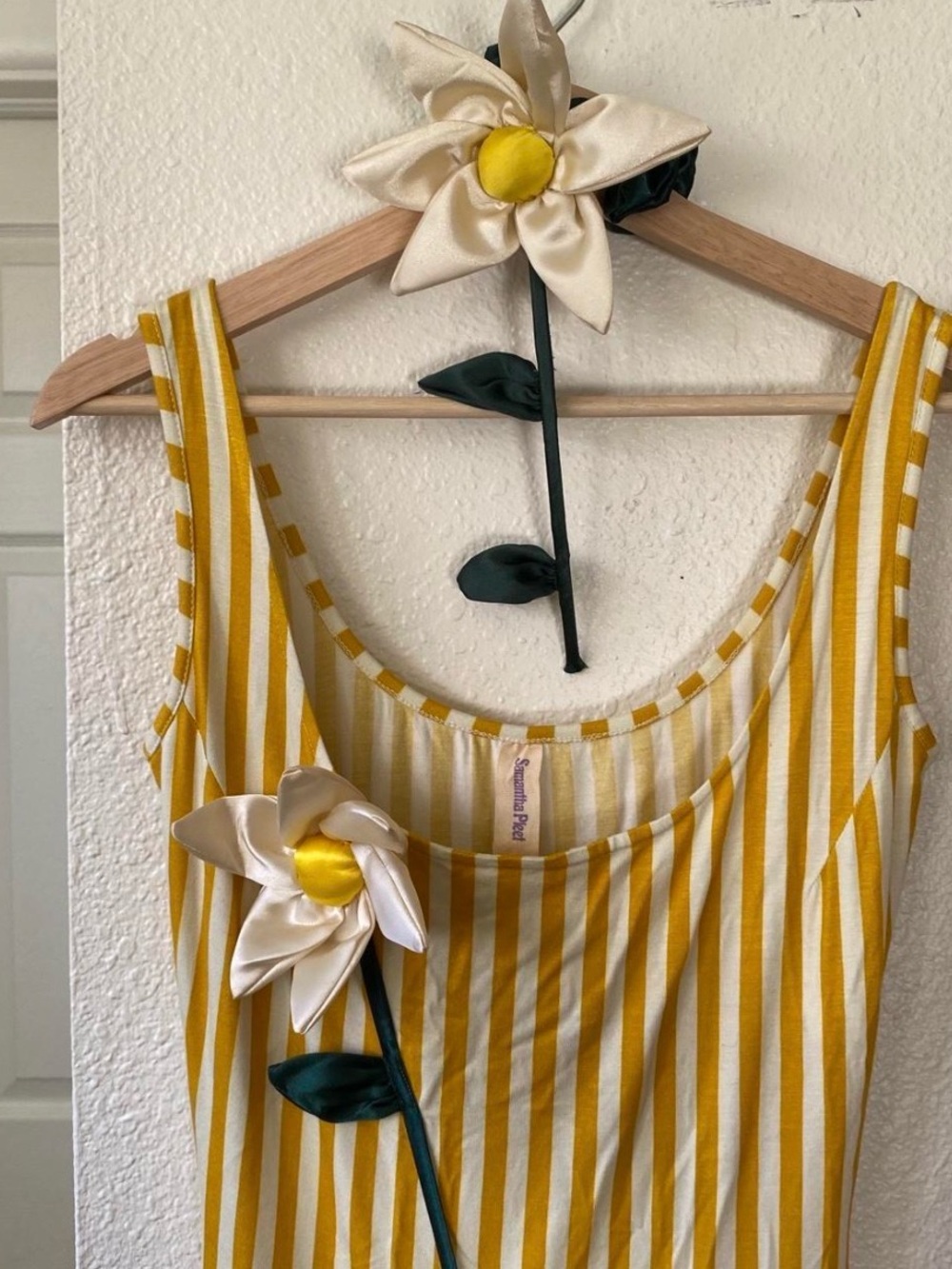 Samantha Pleet Yellow and White Daisy Garden Dress SUPER RARE - Picture 3 of 6